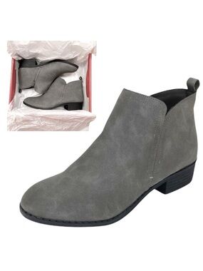 Sun + Stone Cadee Grey Ankle Booties NWT Size  8.5